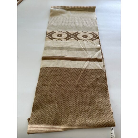 Duluth Trading Co. Scandinavian Scarf Ivory Tan Women's NEW - Picture 3 of 7